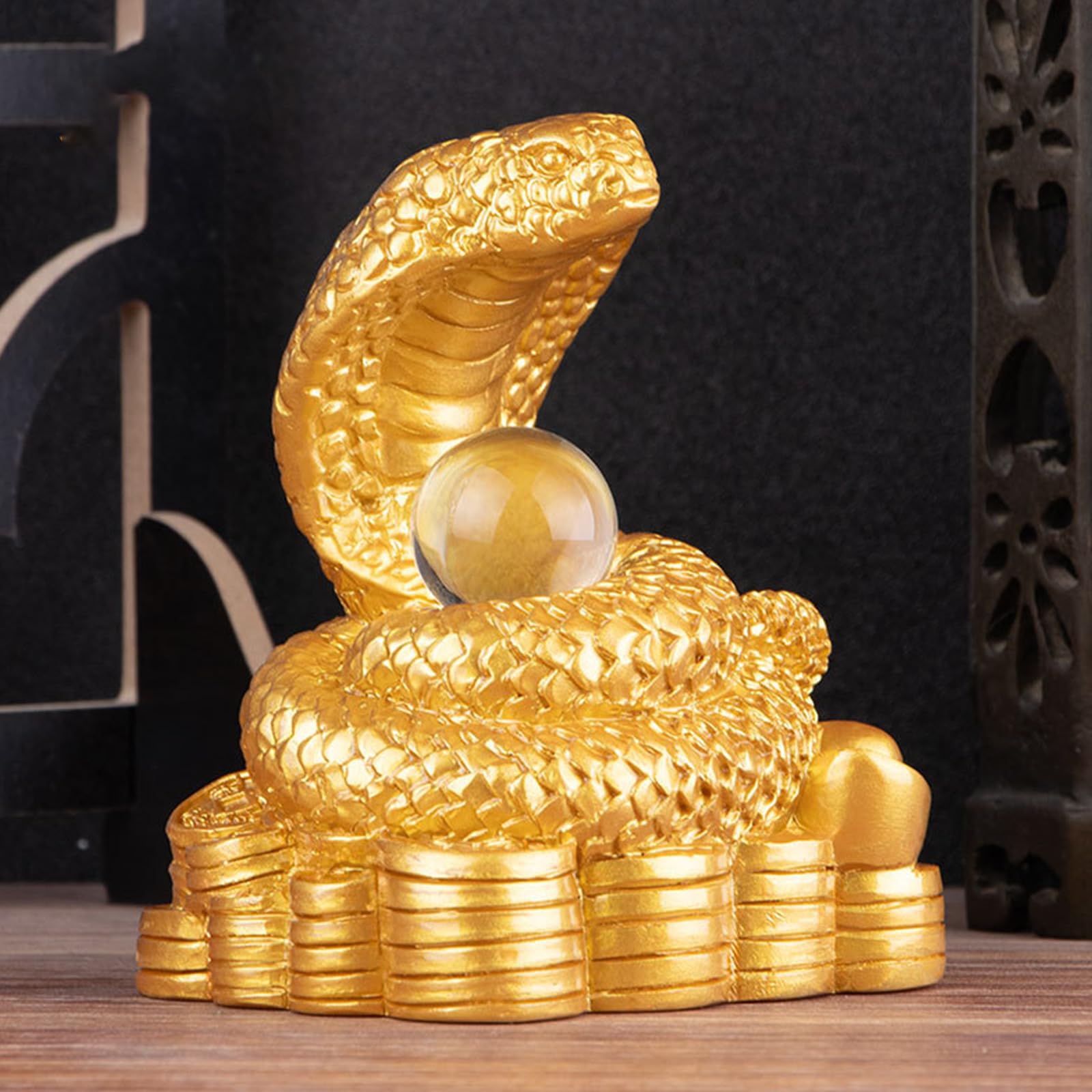 Amazon.co.jp: 新年のギフト樹脂ゾディアックスネークの置物